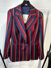 Load image into Gallery viewer, Giuliva Multicoloured Stella striped jacket, Size 44
