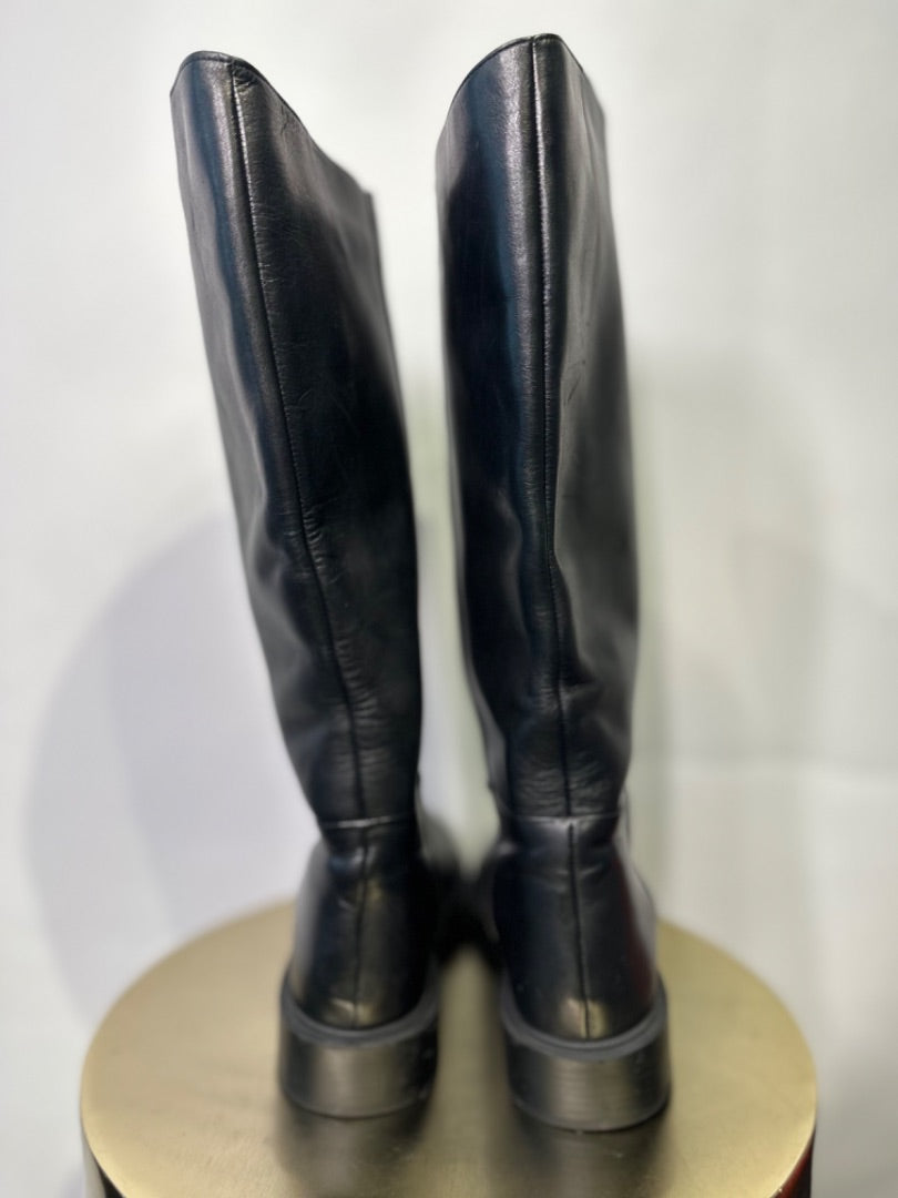 H&M black Knee length boot, Size 41
