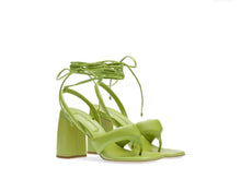 Load image into Gallery viewer, Miu miu Green Padded sandals, Size 37.5
