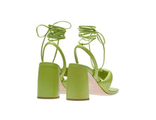 Load image into Gallery viewer, Miu miu Green Padded sandals, Size 37.5
