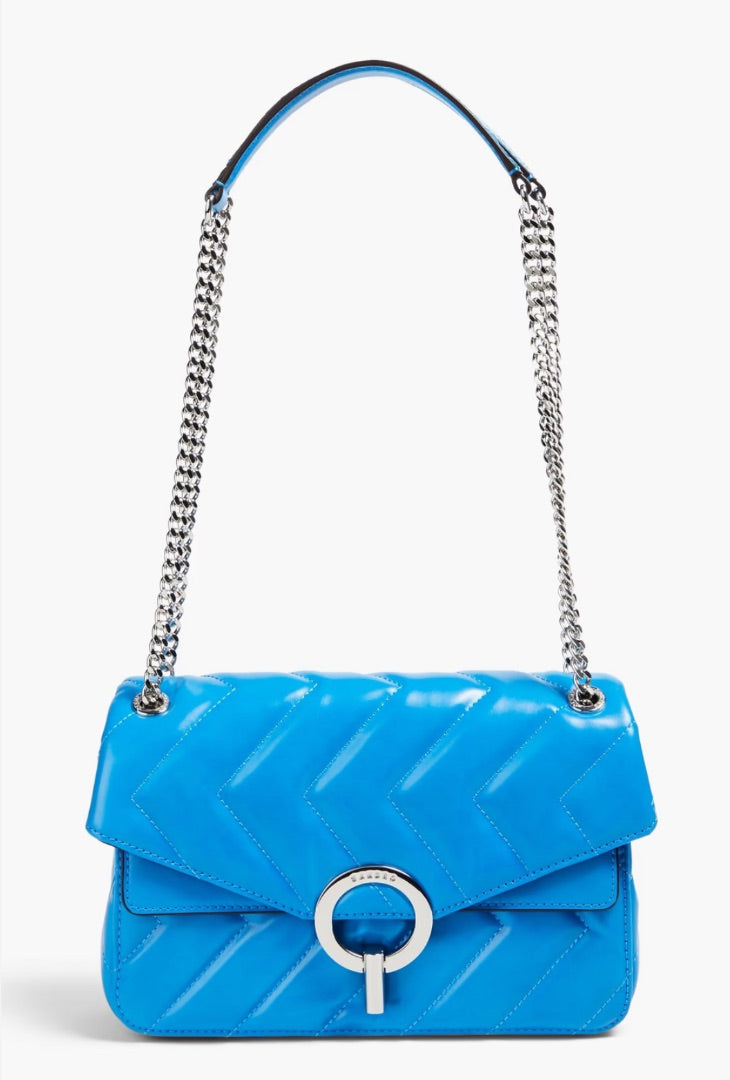 Sandro Turquoise handbag, Size Medium