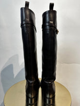Load image into Gallery viewer, salvatore Ferragamo dark brown Leather riding boots, Size US6/UK4 slim fit
