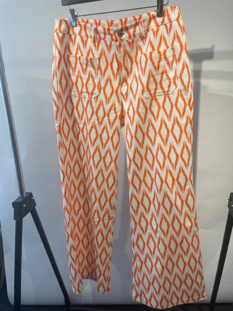 Mindtraveler Orange Aztec jeans, Size 40