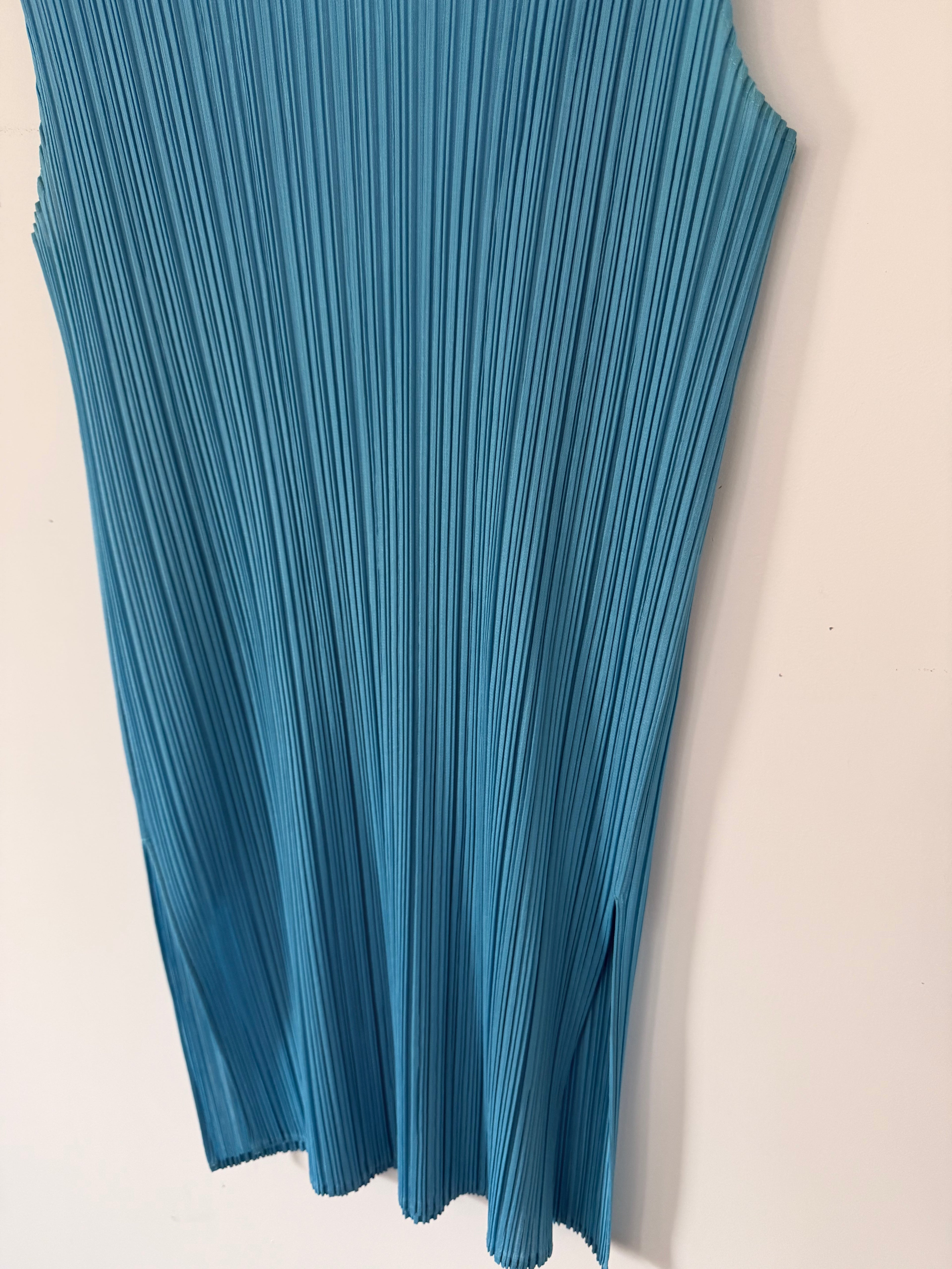 Issey Miyake Pleats Please split side tunic  - M