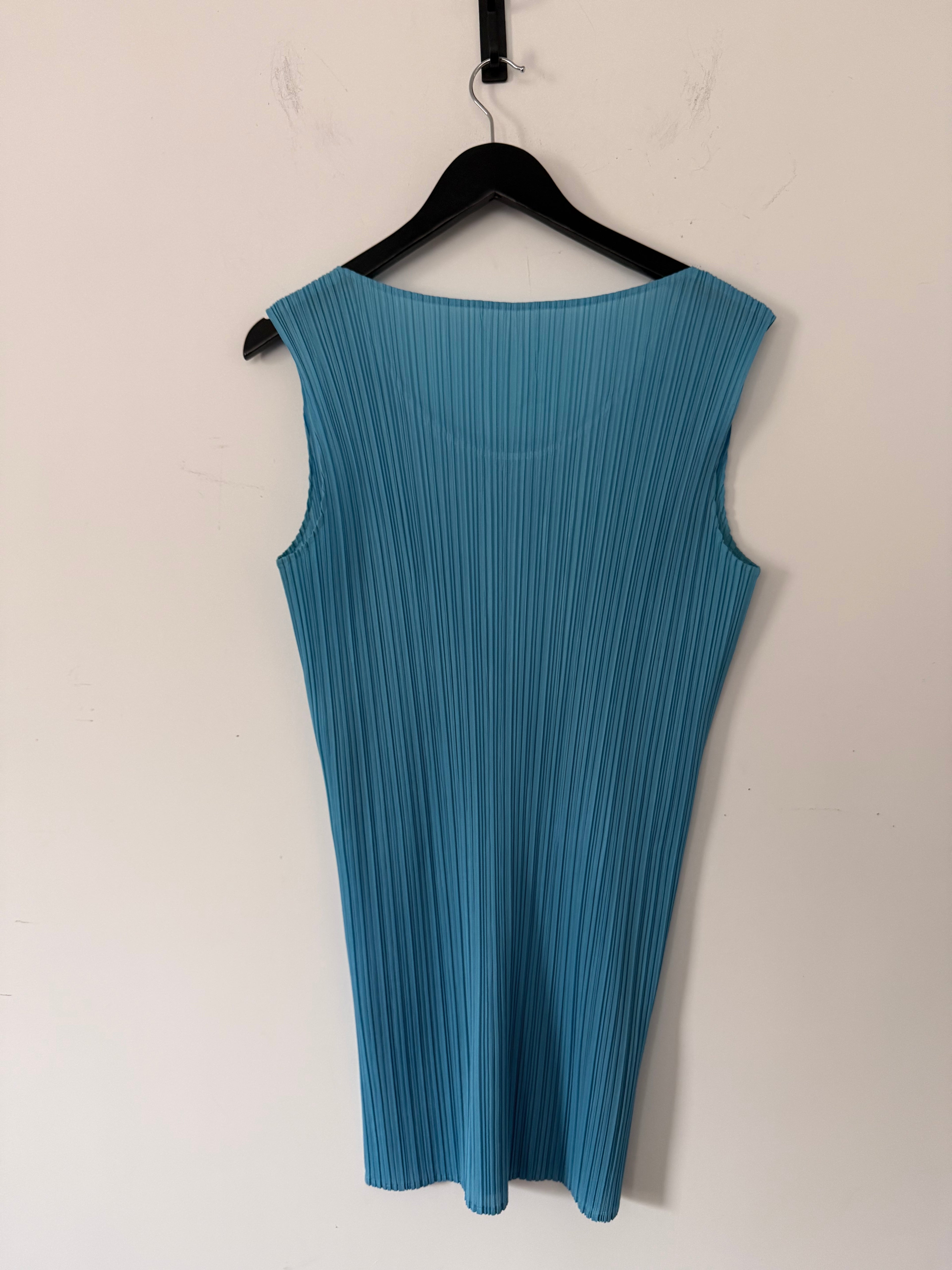 Issey Miyake Pleats Please split side tunic  - M