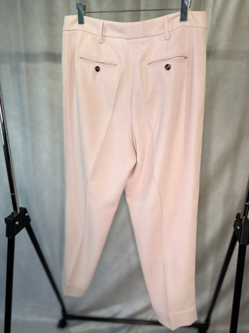 Me + Em pastel pink tailored trousers, Size 12