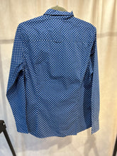 Load image into Gallery viewer, gant college blue stretch broadcloth shirt, Size 16
