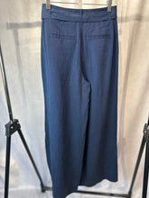 Load image into Gallery viewer, Me + Em navy wide leg culottes, Size 8

