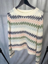 Load image into Gallery viewer, paul &amp; joe sister Ivory Fairisle sweater, Size 3
