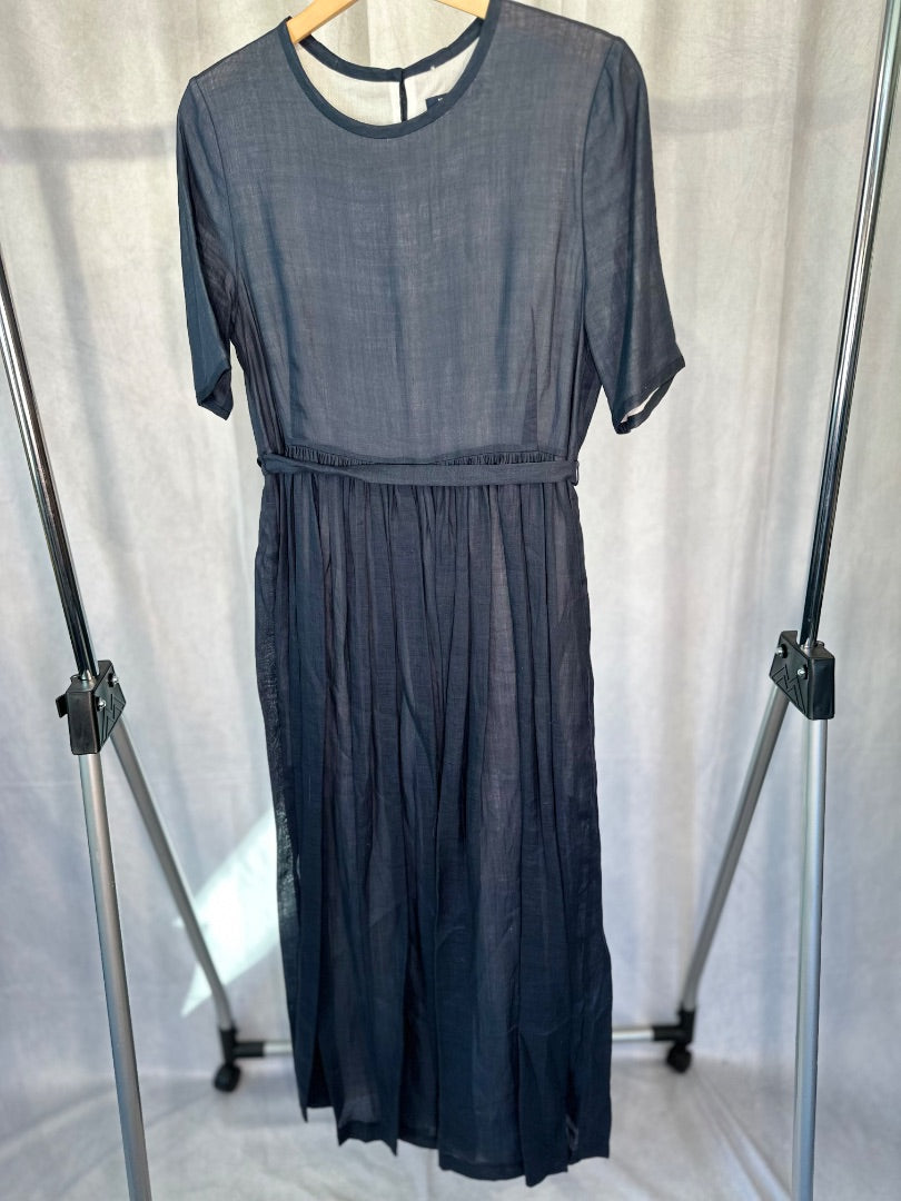 Maxmara Navy Cotton dress, Size 12
