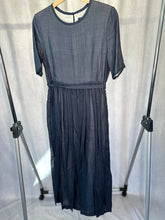 Load image into Gallery viewer, Maxmara Navy Cotton dress, Size 12
