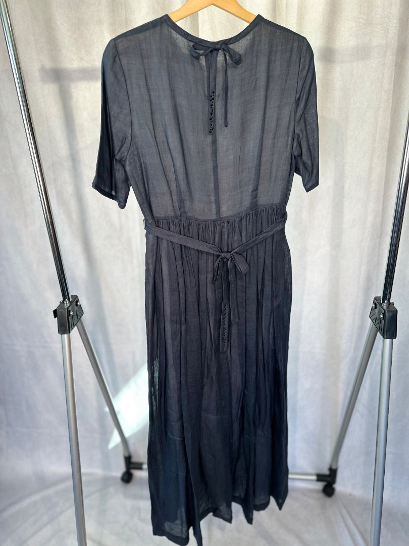 Maxmara Navy Cotton dress, Size 12
