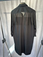 Load image into Gallery viewer, Maxmara Black shirt dress, Size 12
