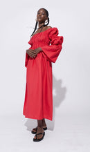 Load image into Gallery viewer, Mie Red Linen dress, Size Medium
