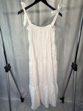 Load image into Gallery viewer, faithfull the brand white linen sundress, Size 12
