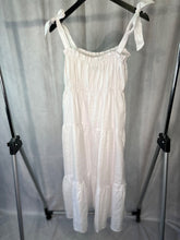 Load image into Gallery viewer, faithfull the brand white linen sundress, Size 12
