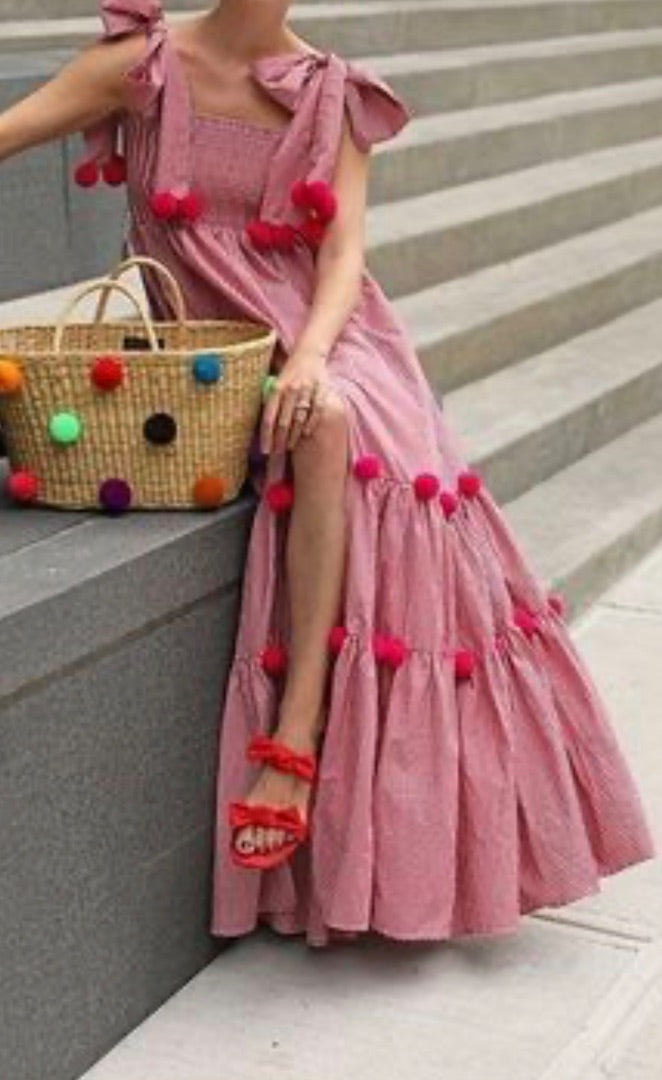 Sundress Red Tops, Size M/L