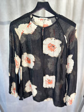 Load image into Gallery viewer, Isabel marant etoile black linen floral tunic, Size 38
