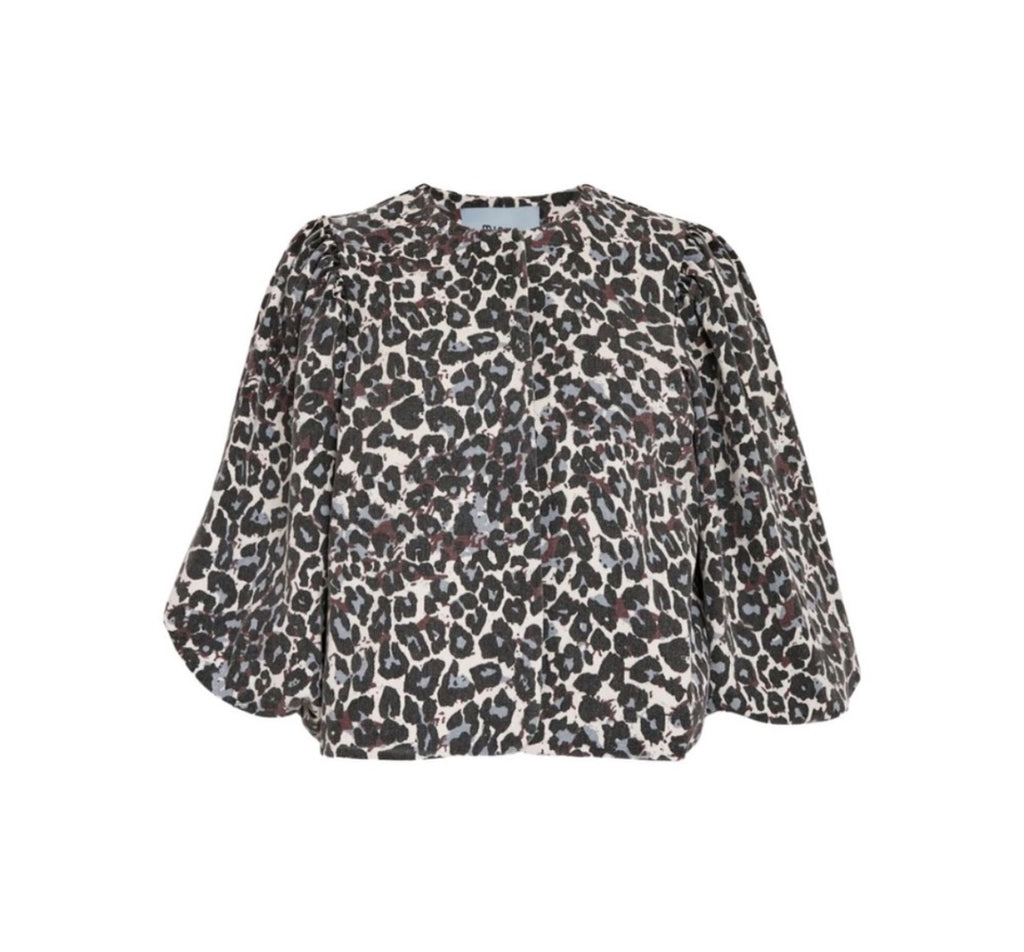 Minus Ecru Animal print jacket, Size 38