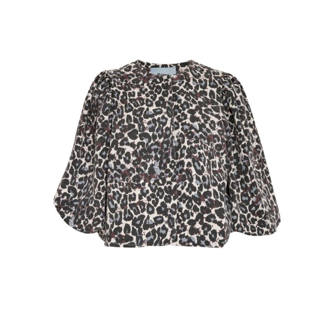 Minus Ecru Animal print jacket, Size 38