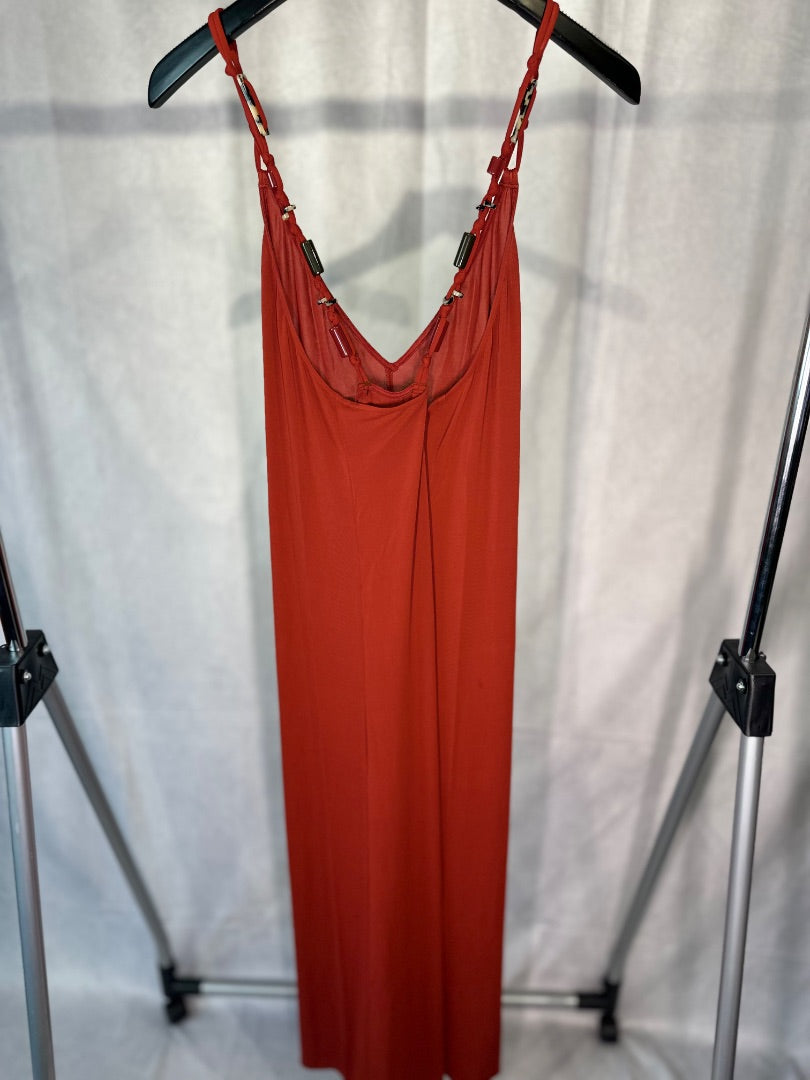 eres rust jersey beach dress, Size medium