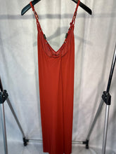 Load image into Gallery viewer, eres rust jersey beach dress, Size medium
