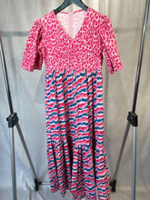 Load image into Gallery viewer, primrose park multicoloured squiggle print dress, Size medium
