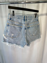 Load image into Gallery viewer, agolde washed blue parker vintage cut off shorts, Size 25
