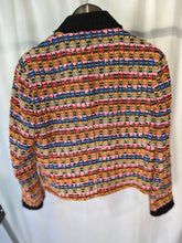 Load image into Gallery viewer, Zara Multicoloured Nubby tweed jacket, Size M

