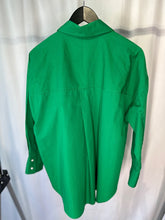 Load image into Gallery viewer, Zara Green Relaxed shirt, Size S
