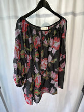 Load image into Gallery viewer, lila eugenie black embroidered one shoulder top, Size one size
