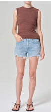 Load image into Gallery viewer, agolde washed blue parker vintage cut off shorts, Size 25
