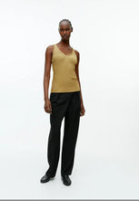 Load image into Gallery viewer, arket Gold Lurex Vest, Size M
