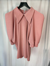 Load image into Gallery viewer, Julia Allert dusky pink puff sleeve blouse, Size medium
