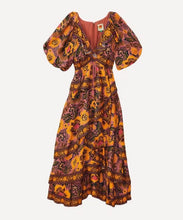Load image into Gallery viewer, farm rio multicoloured garden bloom blush dress, Size small
