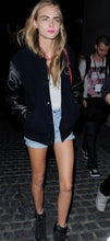 Load image into Gallery viewer, whistles navy varsity jacket, Size 12
