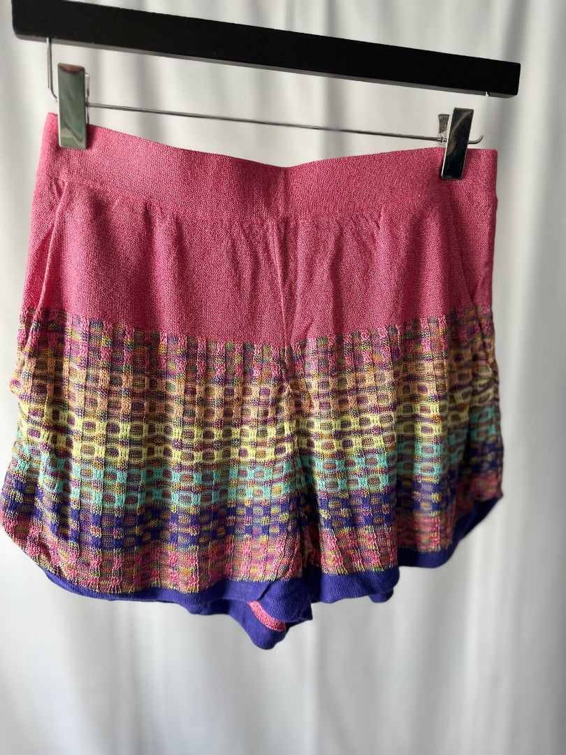 Ruth Erotokritou multicoloured knitted shorts, Size large