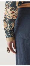 Load image into Gallery viewer, maison hotel navy marisa pant, Size large
