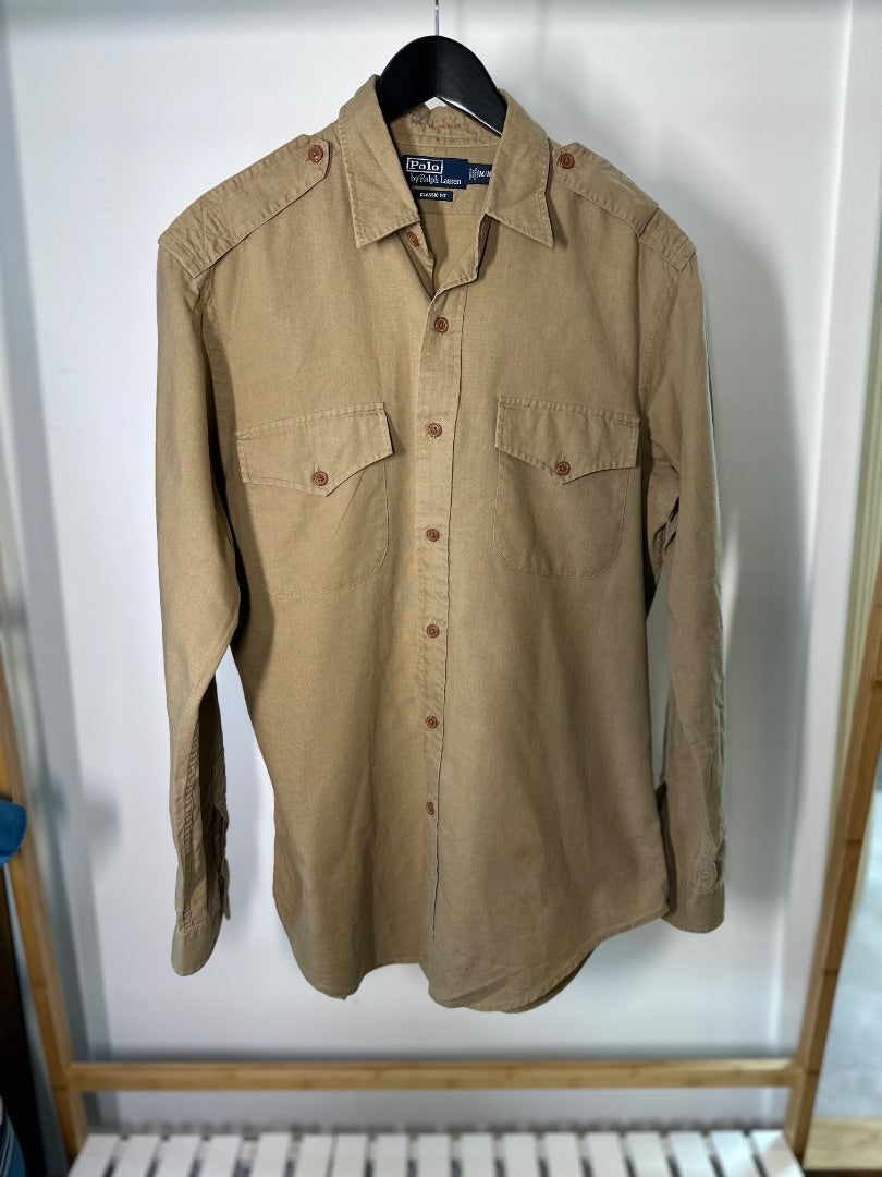 Polo Ralph Lauren Khaki Khaki shirt, Size M