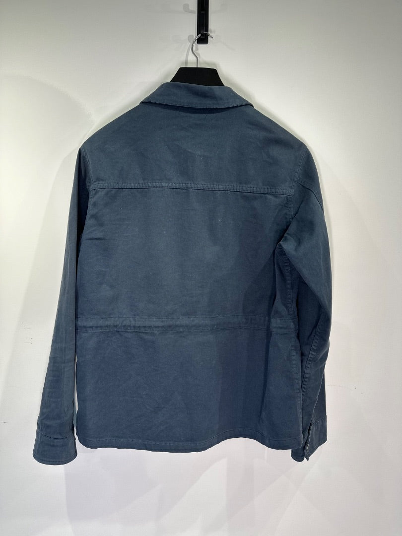 iris ink blue utility jacket, Size 12
