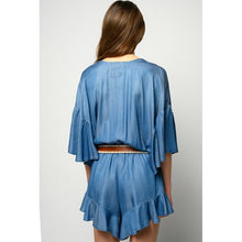 Load image into Gallery viewer, pinko blue daria denim playsuit, Size 42
