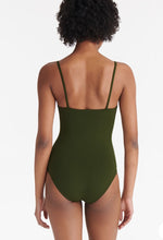 Load image into Gallery viewer, eres Khaki Acquarelle swimsuit, Size FR38

