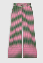 Load image into Gallery viewer, Maria de la orden Pink Striped wide legged trousers, Size 40
