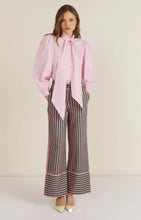 Load image into Gallery viewer, Maria de la orden Pink Striped wide legged trousers, Size 40
