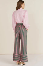 Load image into Gallery viewer, Maria de la orden Pink Striped wide legged trousers, Size 40
