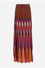 Load image into Gallery viewer, Missoni multicoloured knitted maxi skirt, Size 10
