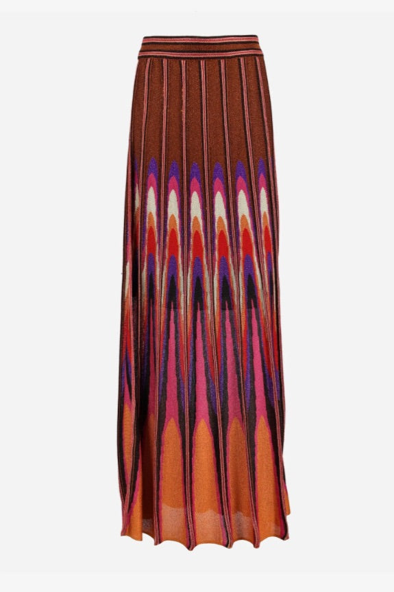 Missoni multicoloured knitted maxi skirt, Size 10