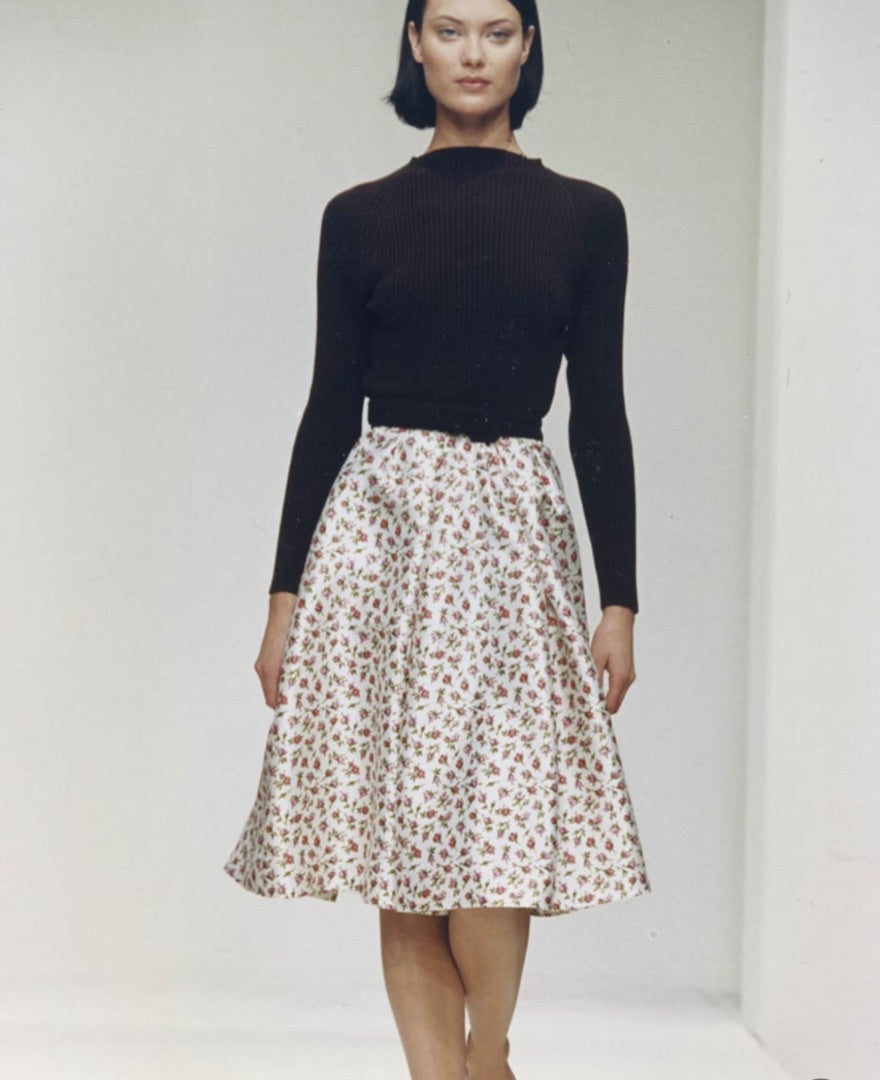Prada Pink Rosebud skirt, Size 46