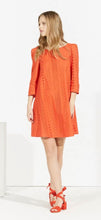 Load image into Gallery viewer, Claudie Pierlot orange rififi brodee dress, Size 38
