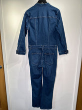 Load image into Gallery viewer, Veronica beard blue denim zip jumpsuit, Size UK 14
